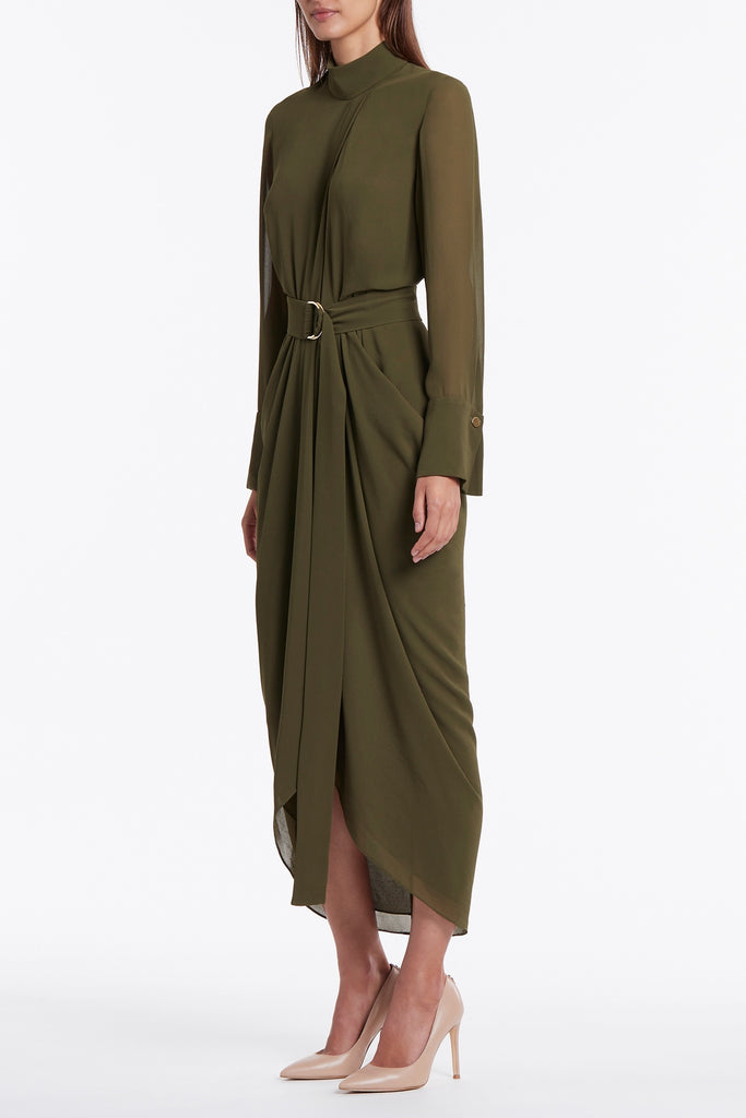 carla zampatti green dress