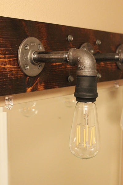 Fabriquer une Applique Murale Industrielle Ampoules Edison