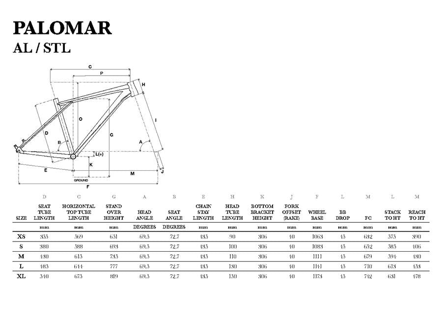 gt palomar al mountain bike