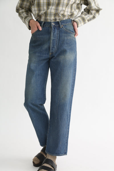 chimala selvedge monroe cut jean