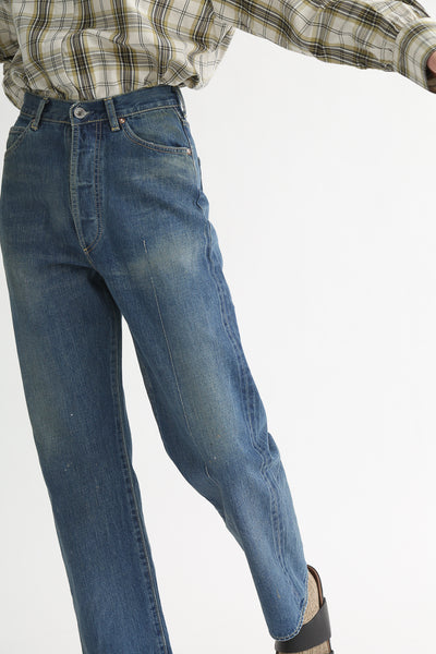 chimala selvedge monroe cut jean