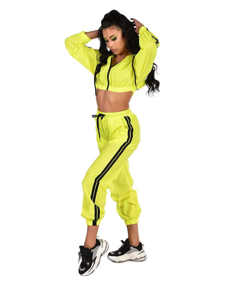 yellow jogger set