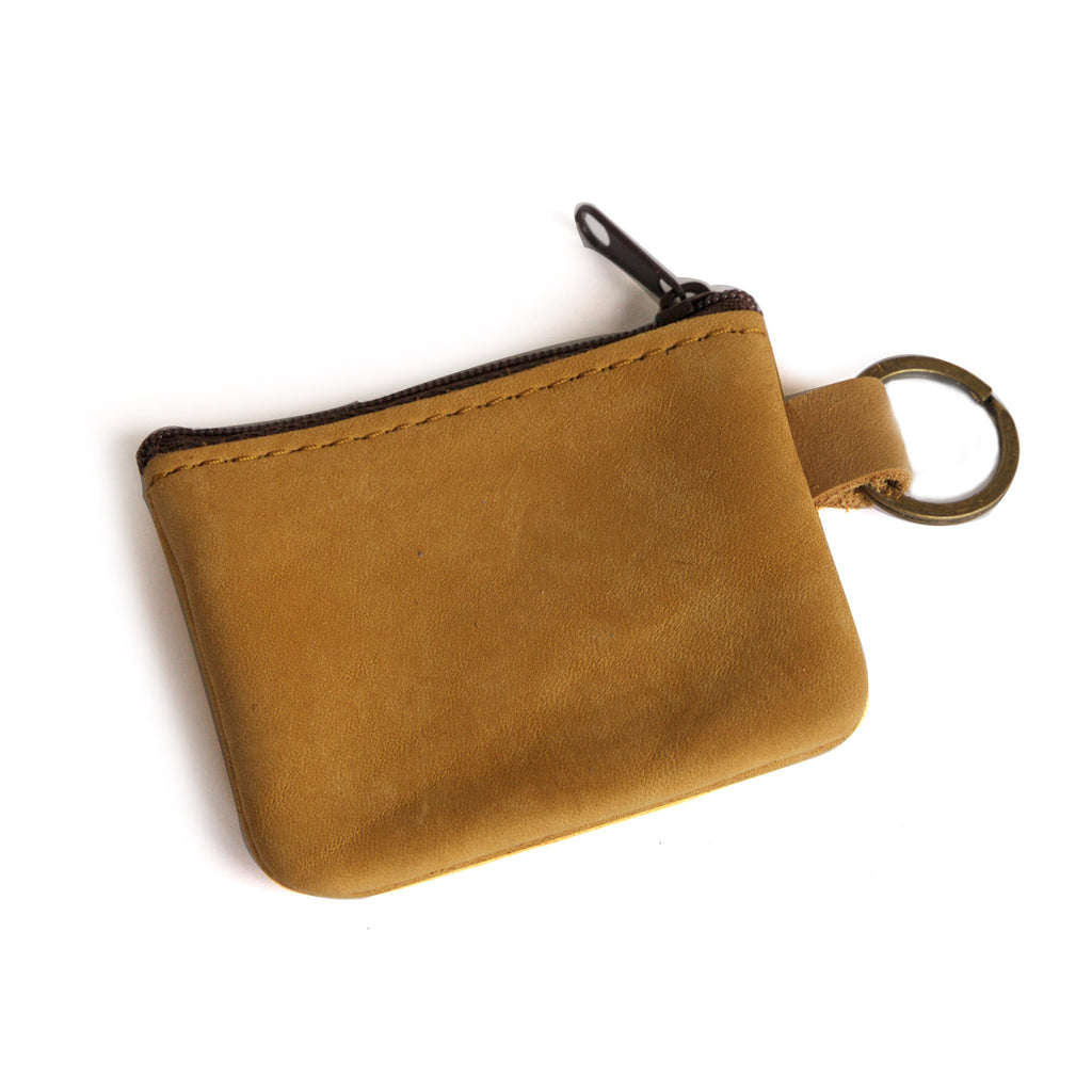 small leather coin pouch