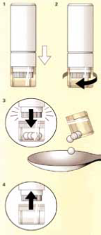 How to use the homeopathic tubes