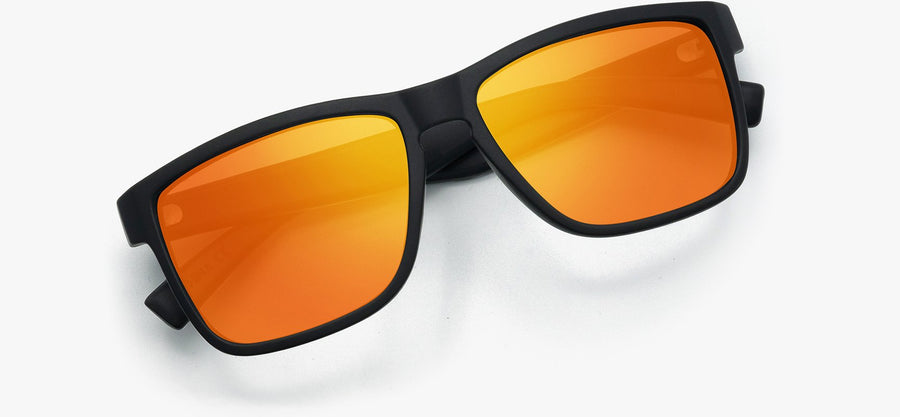 Black Frame - Orange Lens