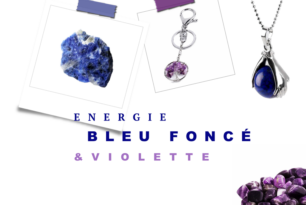 Energie bleu foncé et violette