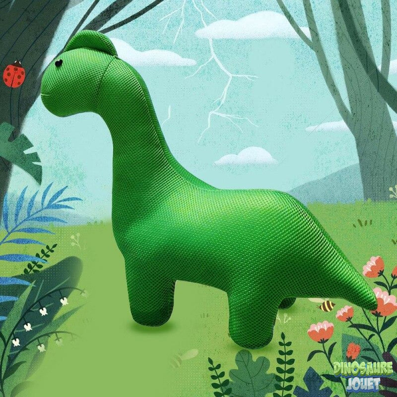 Peluche Dinosaure vert