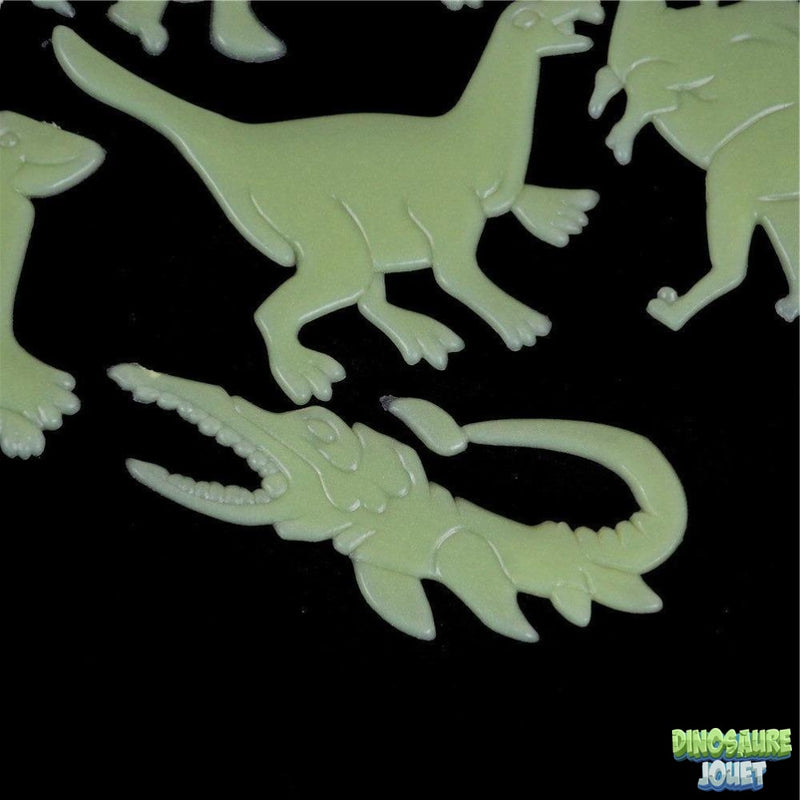 Stickers muraux dinosaures fluorescent