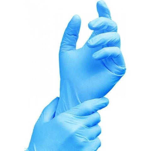 Hytec Premium Blue Nitrile Gloves - M