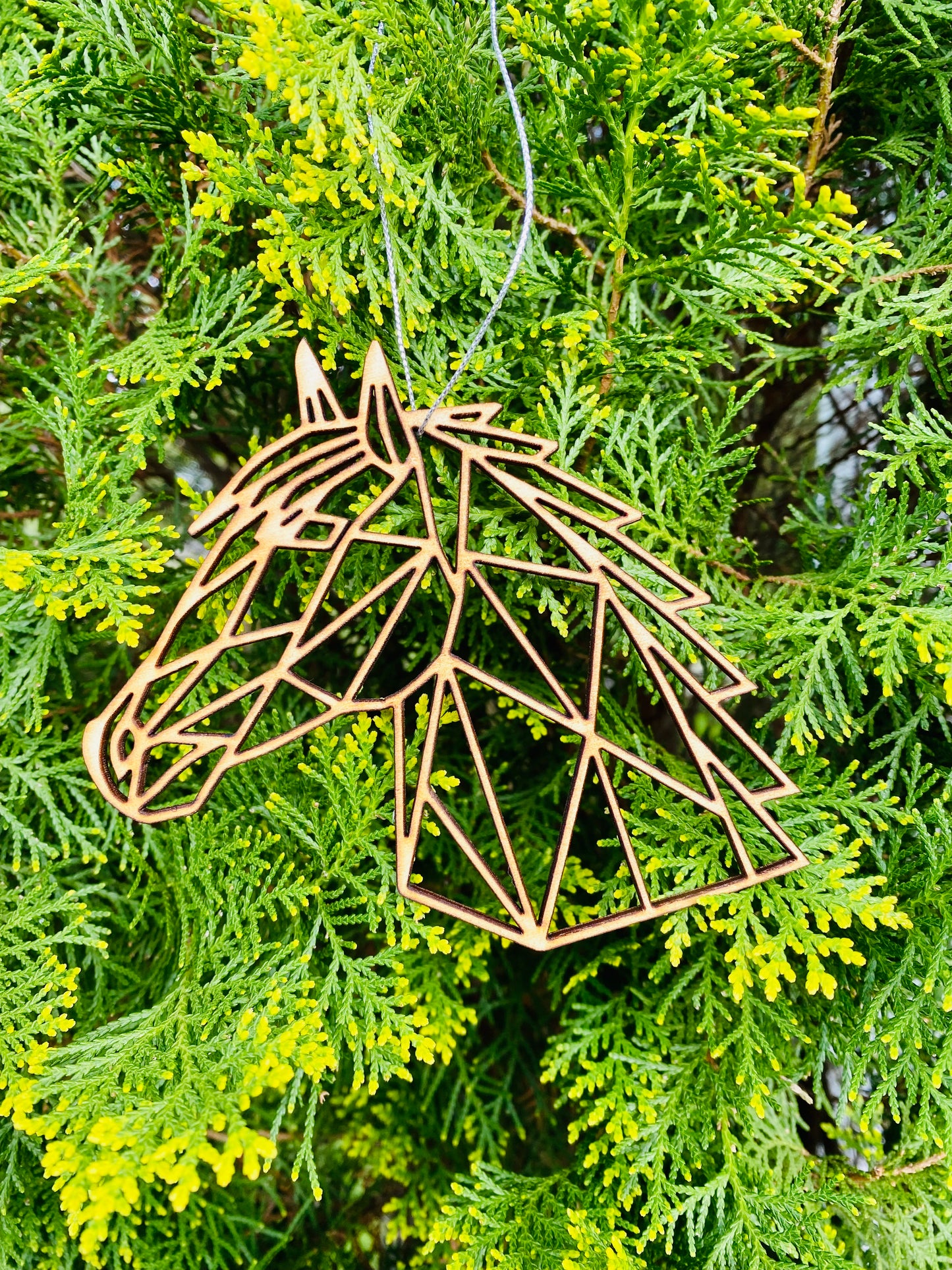 Geometric Horse Ornament