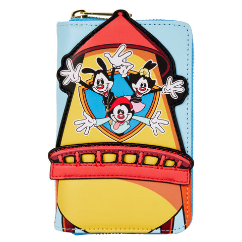 Animaniacs Tower Zip Around Wallet Front View