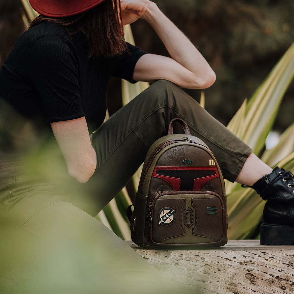 Boba Fett Cosplay Mini Backpack Lifestyle View-zoom