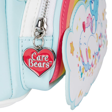 Care Bears 40th Anniversary Mini Backpack Closeup Zipper CharmView