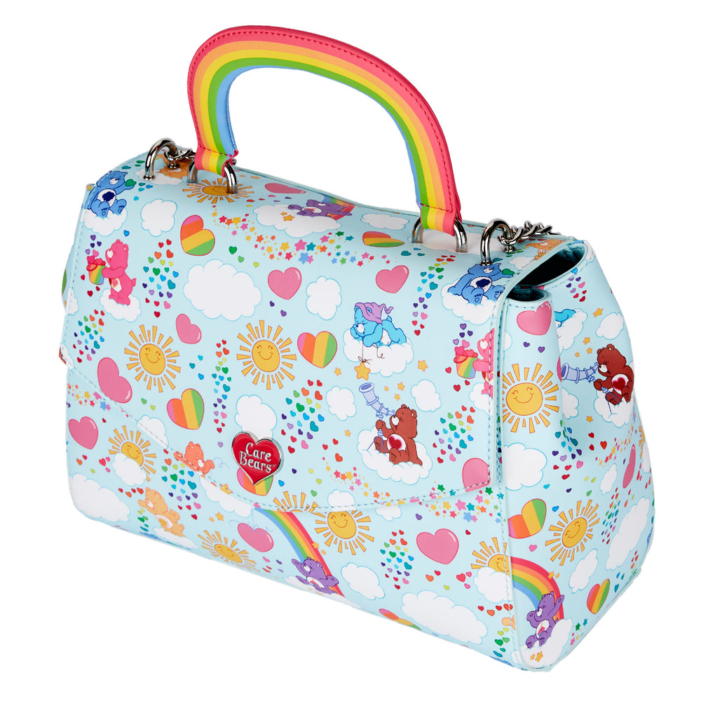 Care Bears 40th Anniversary Crossbody Bag Top Side View-zoom