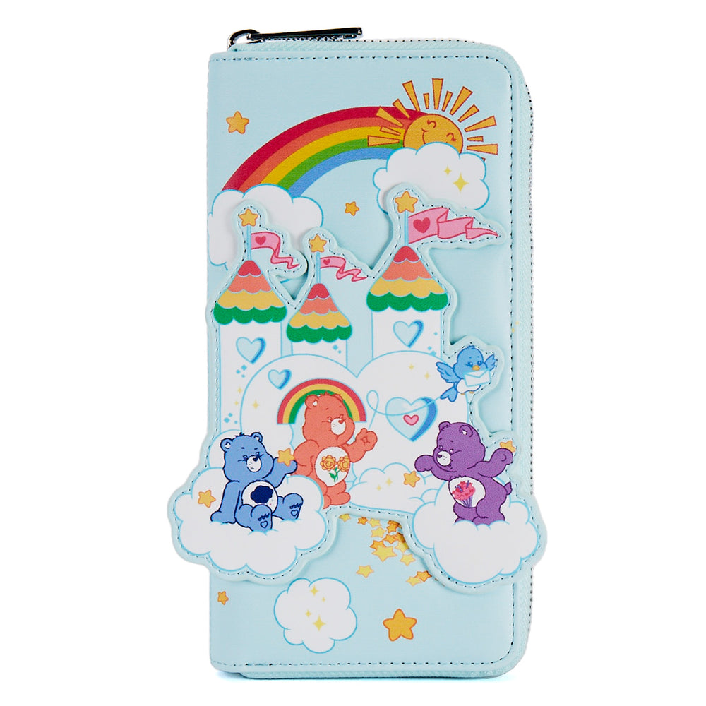 Care Bears 40th Anniversary Zip Around Wallet Front View-zoom