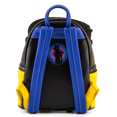 Coraline Raincoat Cosplay Mini Backpack Back View