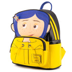 Coraline Raincoat Cosplay Mini Backpack Side View