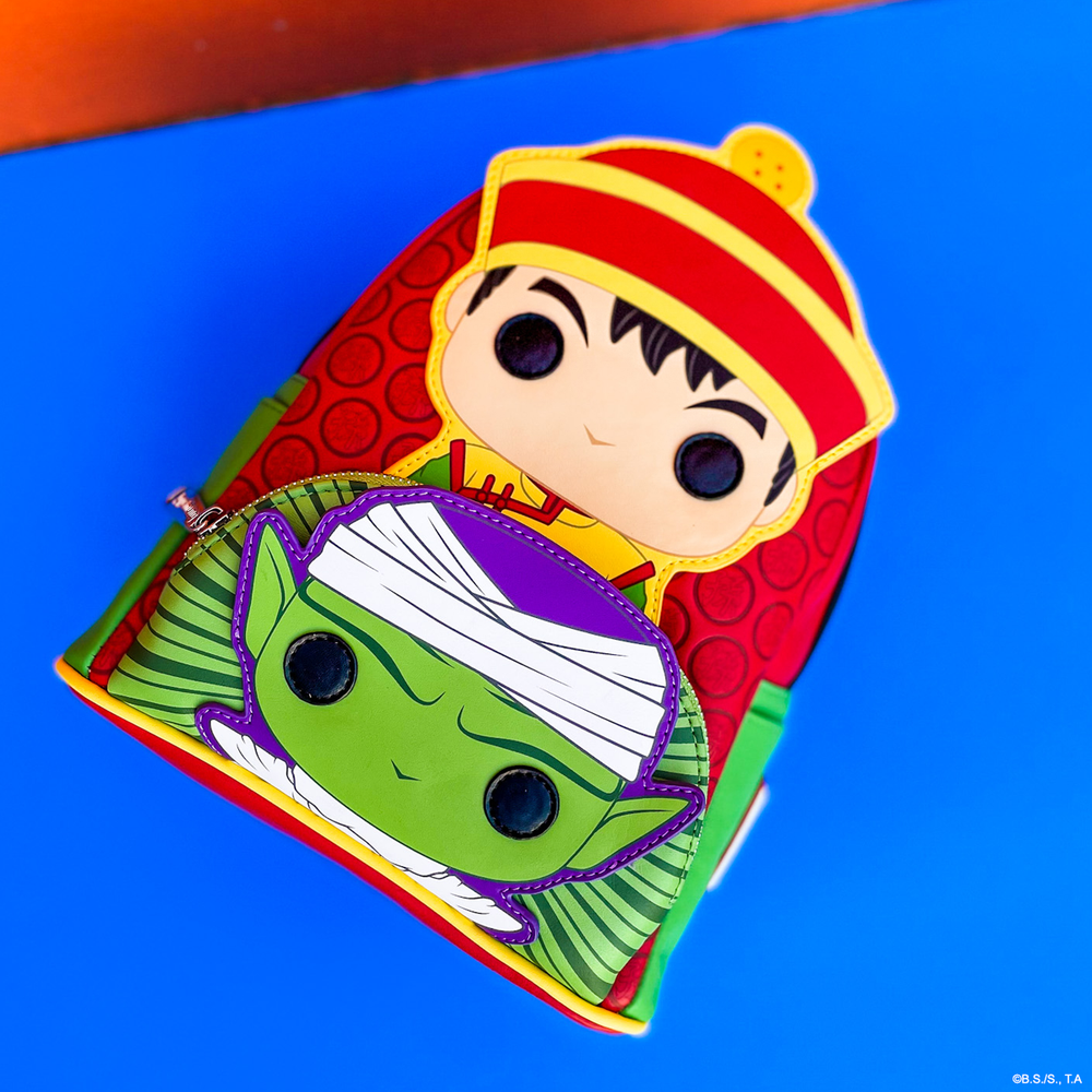 Funko Pop! by Loungefly Dragon Ball Z Gohan and Piccolo Mini Backpack Lifestyle View-zoom