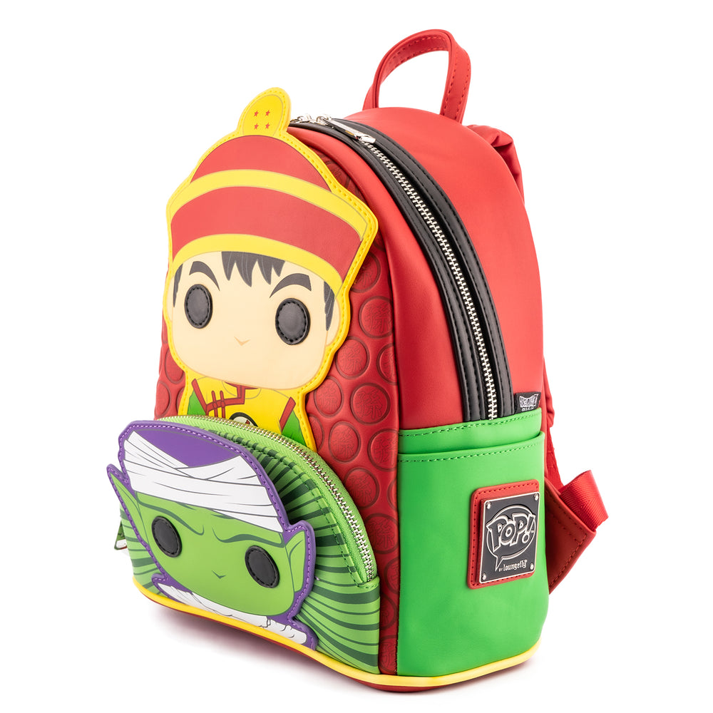 Funko Pop! by Loungefly Dragon Ball Z Gohan and Piccolo Mini Backpack Side View-zoom
