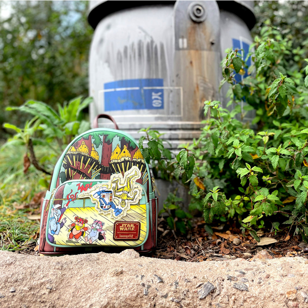 Exclusive - Ewoks and Droids Glow in the Dark Mini Backpack Lifestyle View-zoom