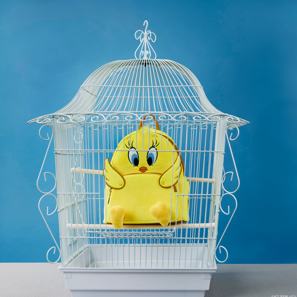 Tweety 80th Anniversary Plush Cosplay Mini Backpack Lifestyle View-zoom