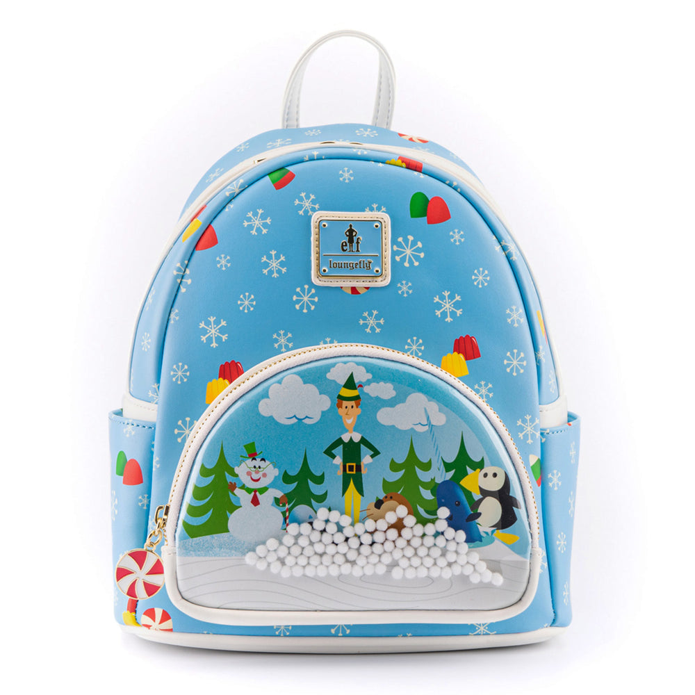 Elf Buddy and Friends Mini Backpack Front View-zoom