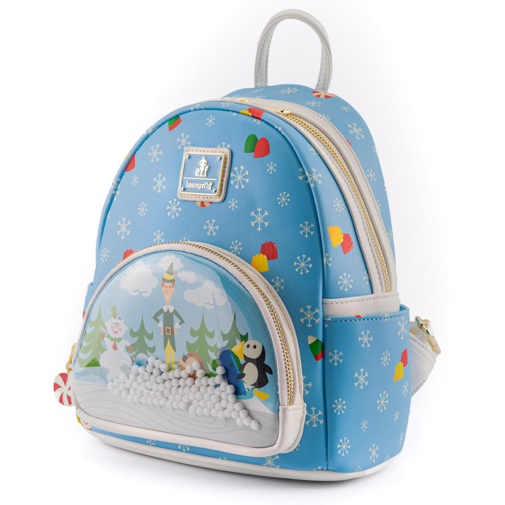 Elf Buddy and Friends Mini Backpack Side View-zoom