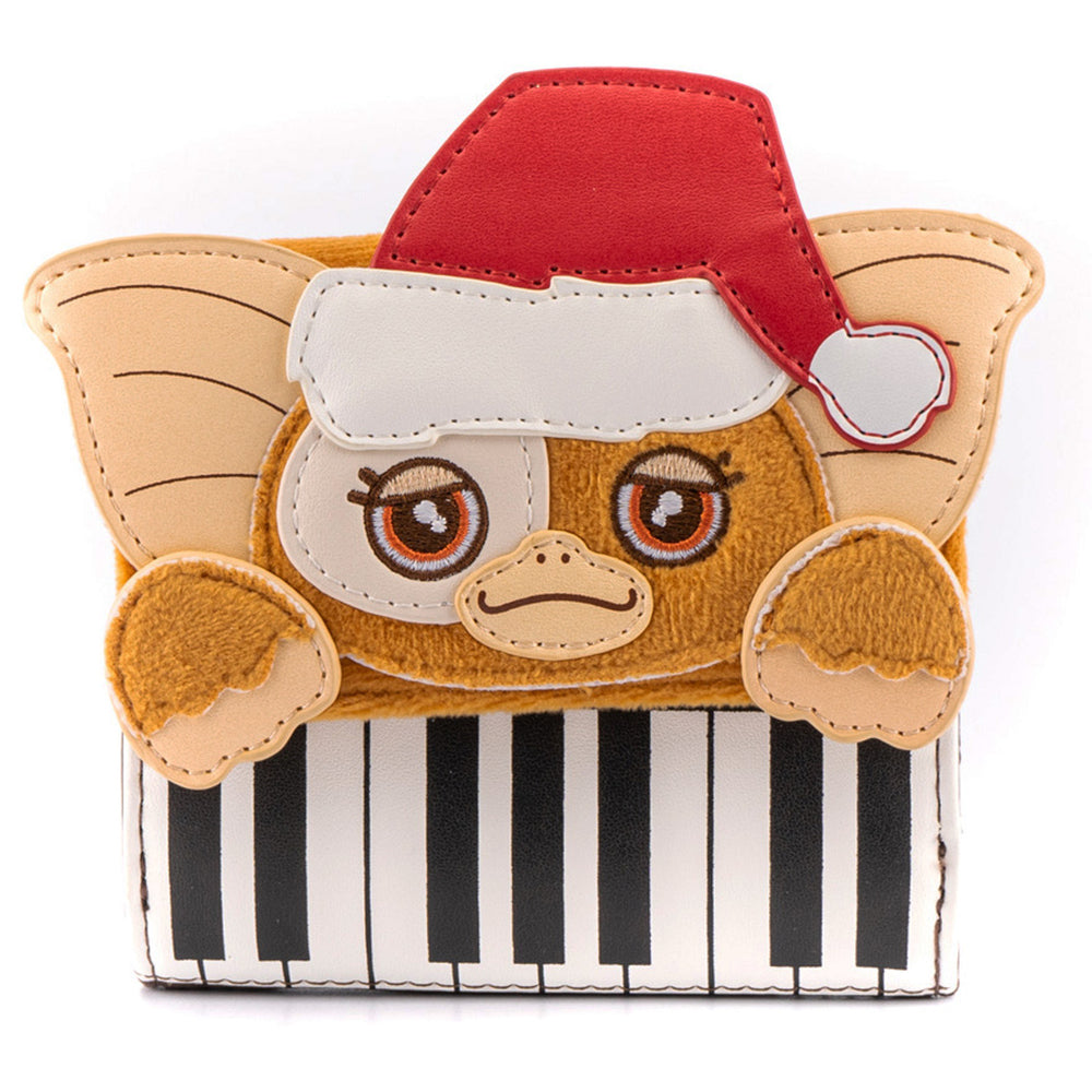 Gremlins Gizmo Holiday Keyboard Cosplay Flap Wallet Front View-zoom