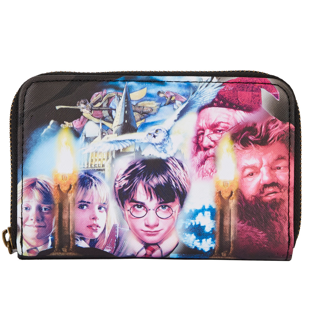 Harry Potter and the Sorcerer’s Stone Zip Around Wallet Front View-zoom