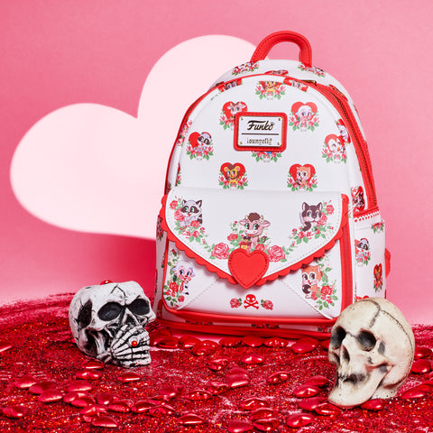 Funko by Loungefly Villainous Valentines Mini Backpack Lifestyle View