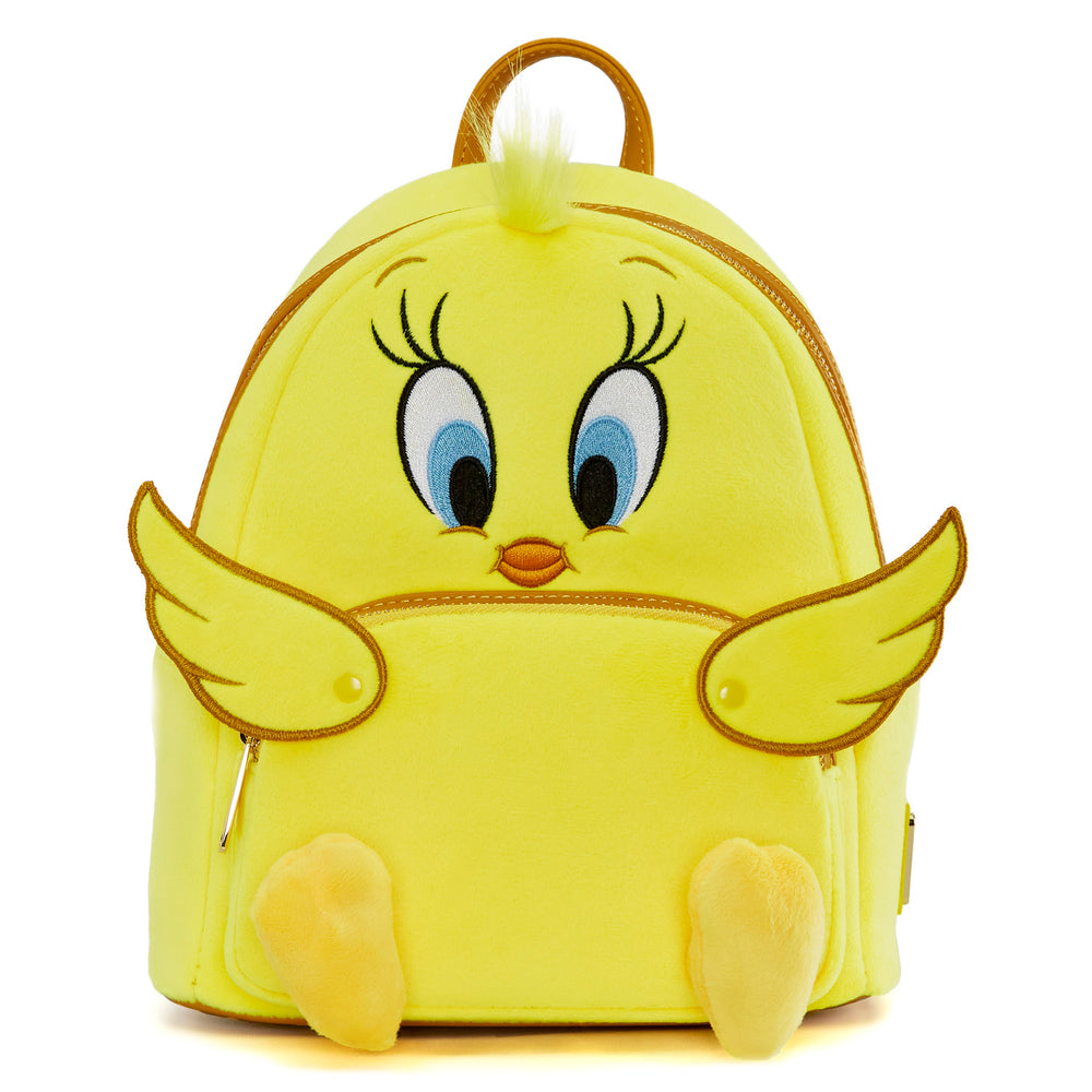Tweety 80th Anniversary Plush Cosplay Mini Backpack Front View-zoom