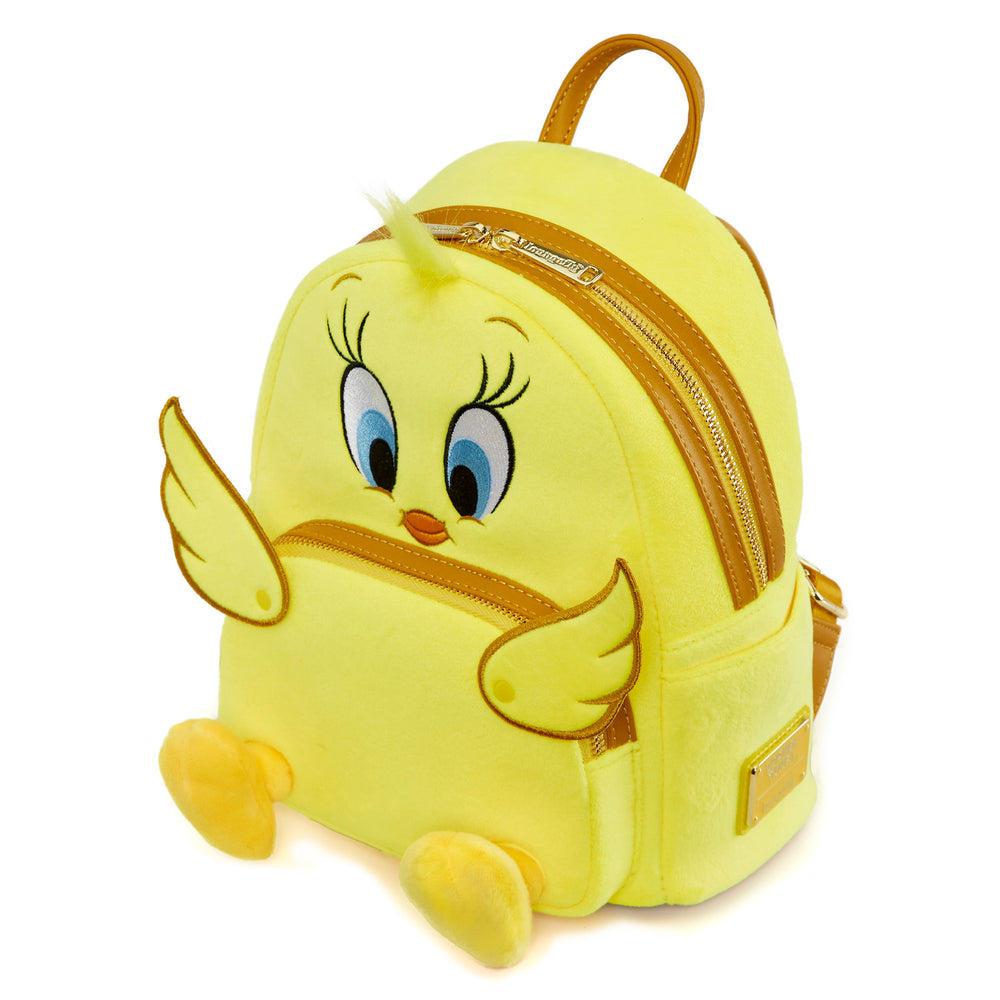 Tweety 80th Anniversary Plush Cosplay Mini Backpack Top Side View-zoom