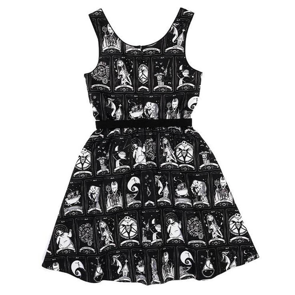 Disney Stitch Shoppe The Nightmare Before Christmas Tarot Card "Olivia" Dress-zoom