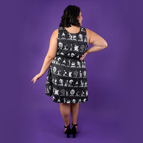 Disney Stitch Shoppe The Nightmare Before Christmas Tarot Card "Olivia" Dress