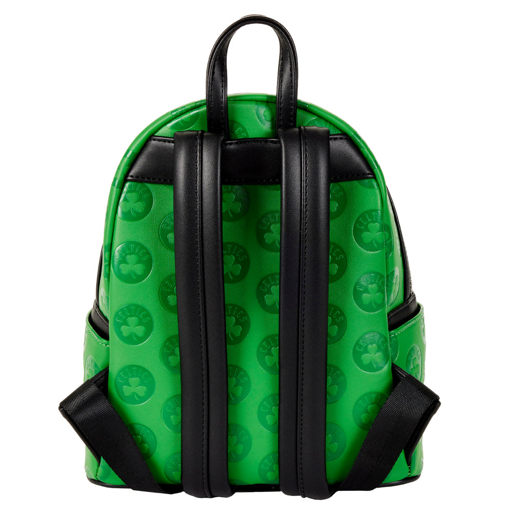NBA Boston Celtics Logo Mini Backpack Back View-zoom