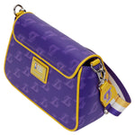 NBA Los Angeles Lakers Logo Crossbody Bag Back Side View