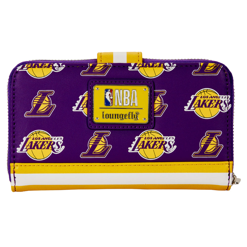 NBA Los Angeles Lakers Zip Around Wallet Back View-zoom