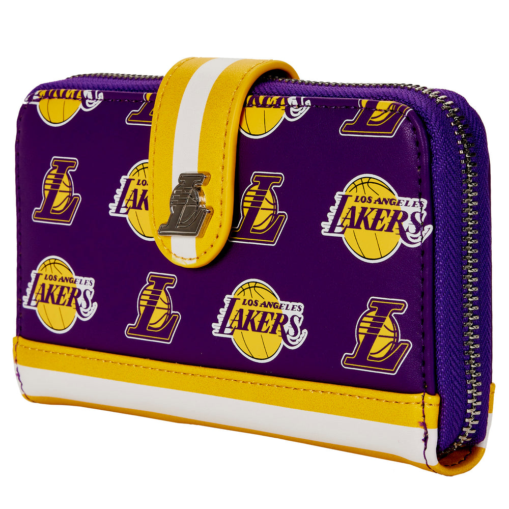 NBA Los Angeles Lakers Zip Around Wallet Side View-zoom