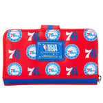 NBA Philadelphia 76ers Logo Zip Around Wallet Back View