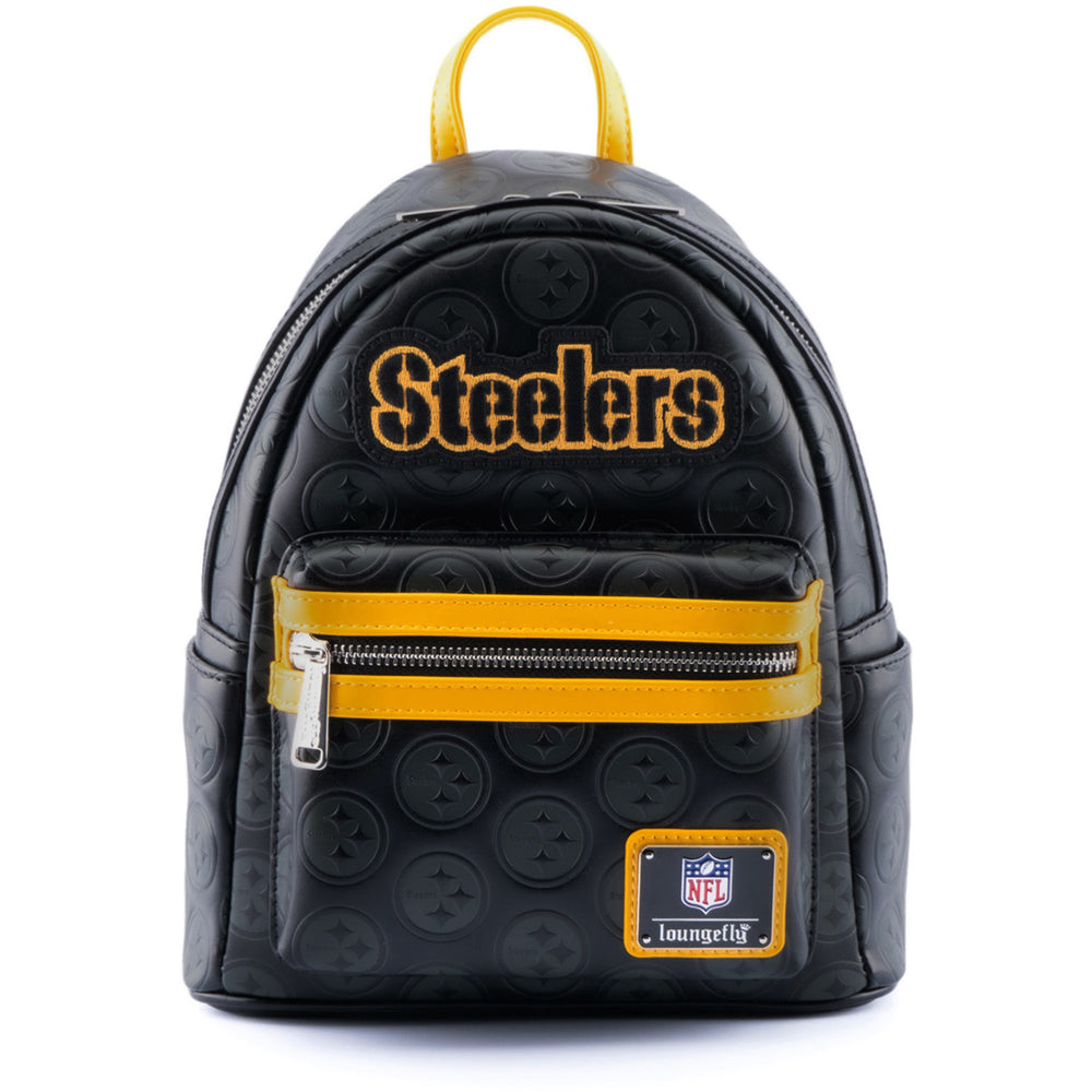 NFL Pittsburgh Steelers Logo Mini Backpack Front View-zoom