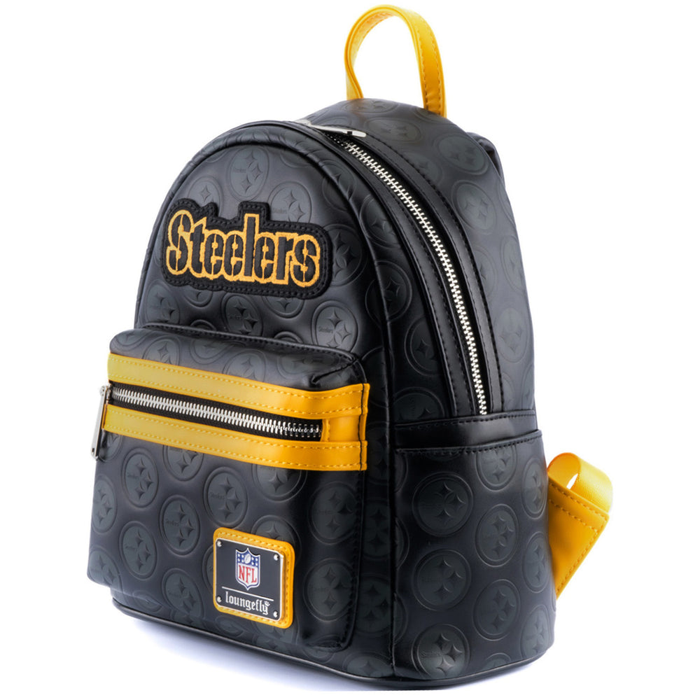 NFL Pittsburgh Steelers Logo Mini Backpack Side View-zoom