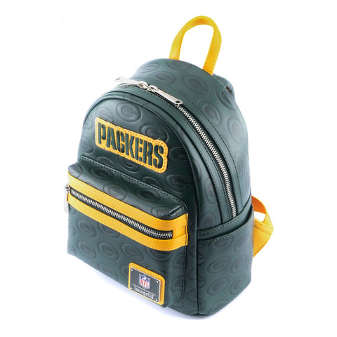 NFL Green Bay Packers Logo Mini Backpack Top Side View