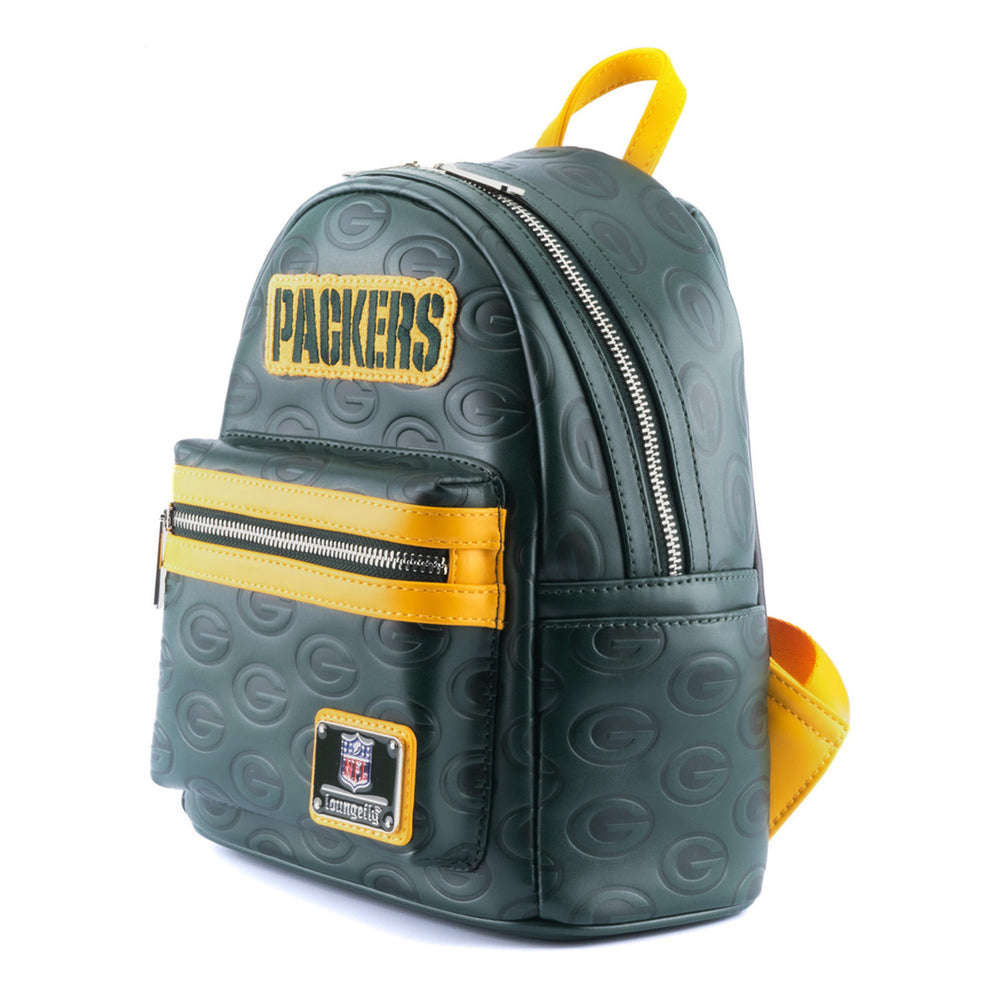 NFL Green Bay Packers Logo Mini Backpack Side View-zoom