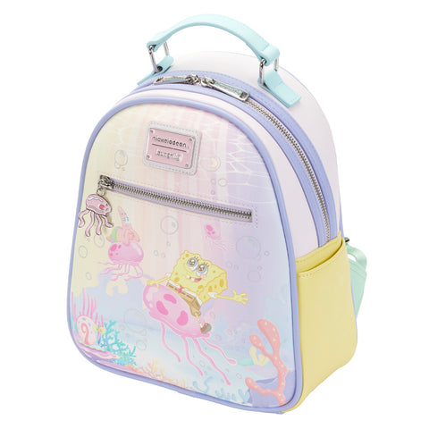 SpongeBob SquarePants Jelly Fishing Mini Backpack Top Side View