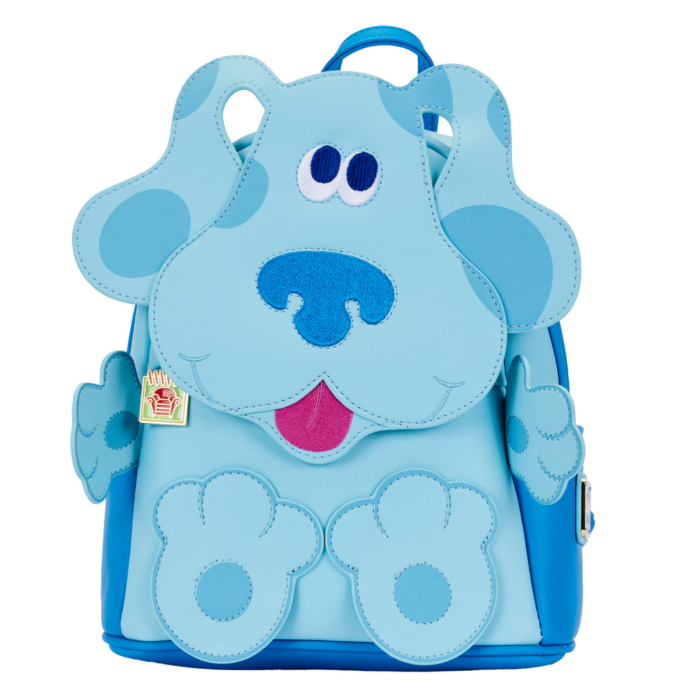 Blues Clues Blue Cosplay Mini Backpack Front View-zoom