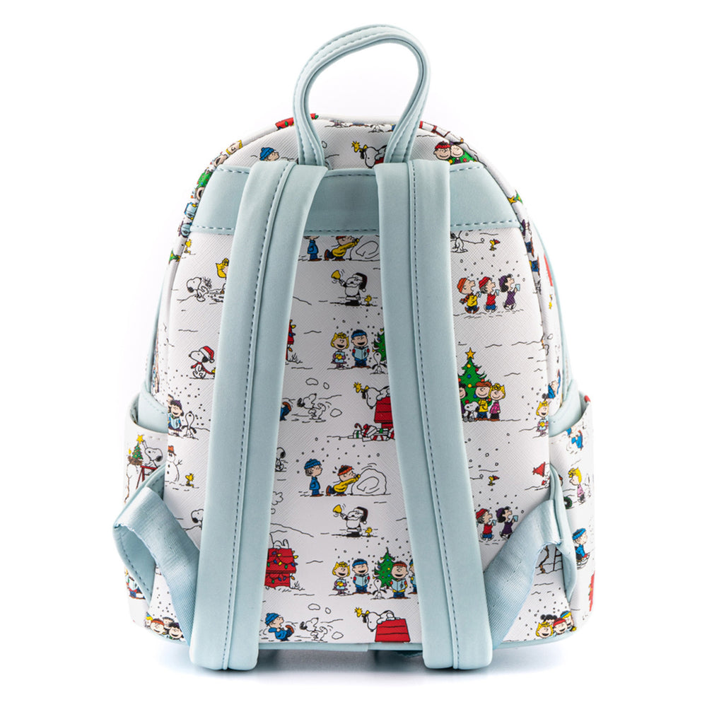 Peanuts Happy Holidays Mini Backpack Back View-zoom