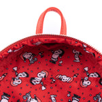 Peanuts Snoopy and Woodstock Mini Backpack Inside Lining View