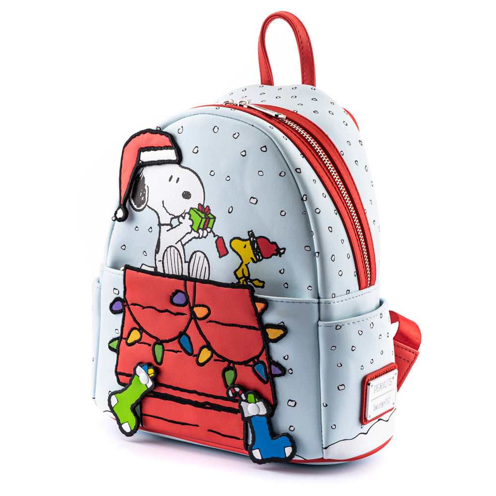 Peanuts Snoopy and Woodstock Mini Backpack Side View-zoom