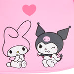 My Melody and Kuromi Double Pocket Mini Backpack Closeup Artwork View