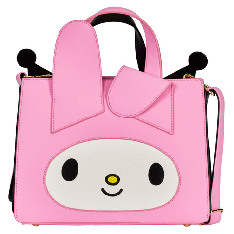 My Melody and Kuromi Reversible Crossbody Bag Front View